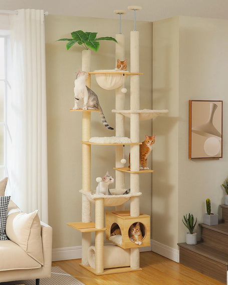 Floor to Ceiling Cat Towers