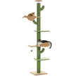 4-Tier Floor to Ceiling Cat Tree with Extra Thick Scratch Post