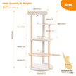 Natural Wood Multi-Level Cat Tower for Modern Homes – Catopia Co. Canada