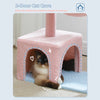Catopia Co. 93cm Multi-Level Flower Blue And Pink Cat Tree