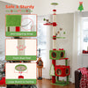 Christmas Cat Tree Tower to Ceiling with Dual Condos & Sisal Posts – Holiday Cat Furniture Canada | Catopia Co.