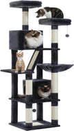 This luxury cat furniture tower by Catopia Co. showcases a space-efficient yet multifunctional structure with plush beds, private cat condos, climbing platforms, and durable scratch posts. Aesthetic and functional — a modern cat tree Canada pet parents love. Local Canadian business, ships only in Canada.