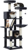 This luxury cat furniture tower by Catopia Co. showcases a space-efficient yet multifunctional structure with plush beds, private cat condos, climbing platforms, and durable scratch posts. Aesthetic and functional — a modern cat tree Canada pet parents love. Local Canadian business, ships only in Canada.