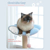 Catopia Co. 93cm Multi-Level Flower Blue And Pink Cat Tree
