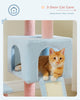 A playful tabby scratching the 2-in-1 ramp on Catopia Co.’s cat tower. Designed as both a climbing ramp and a scratching pad, this functional modern cat tree is ideal for active cats. A premium cat furniture item from a Canadian local business that ships only within Canada.