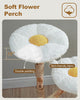 Catopia Co. luxury wooden cat tree featuring soft, double-padded flower perch with skin-friendly plush fabric, designed in Canada
