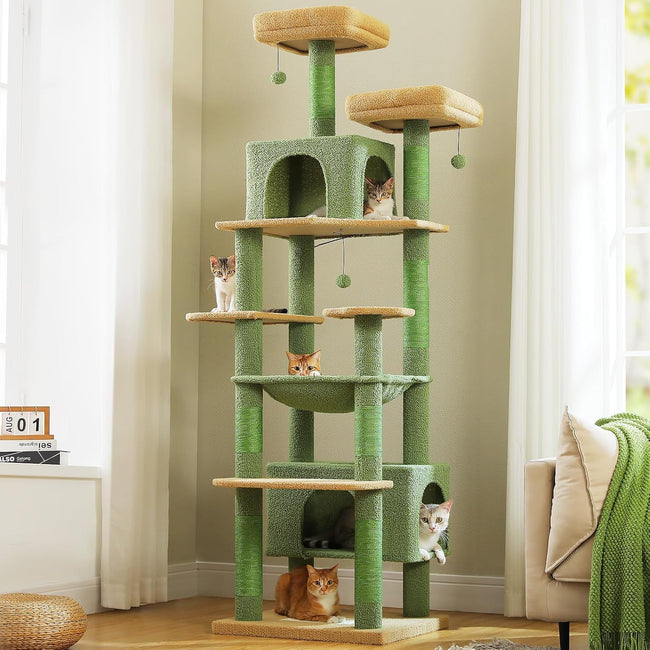 Heavy Duty Cat Tree for Large Cats, 205cm