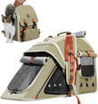 Catopia Co. Canada Pet carrier with a cat inside on a white background