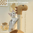 Catopia Co. Dinosaur-Shaped Cat Bed with 5 Sisal Scratching Posts