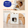 Catopia Co. Rocket Shape Cat Tree Canada – 137cm Modern Wooden Luxury Cat Tower with Acrylic Porthole