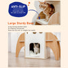 Catopia Co. Rocket Shape Cat Tree Canada – 137cm Modern Wooden Luxury Cat Tower with Acrylic Porthole