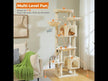 Video of two cats playing, climbing, and lounging on a tall modern cat tree from Catopia Co., a Canadian local business that ships only within Canada. This luxury cat furniture features multiple levels, spacious condos, and cozy hammocks—perfect for large cats and multi-cat households. A top-rated cat tree for stylish Canadian homes looking for functional and aesthetic cat towers.